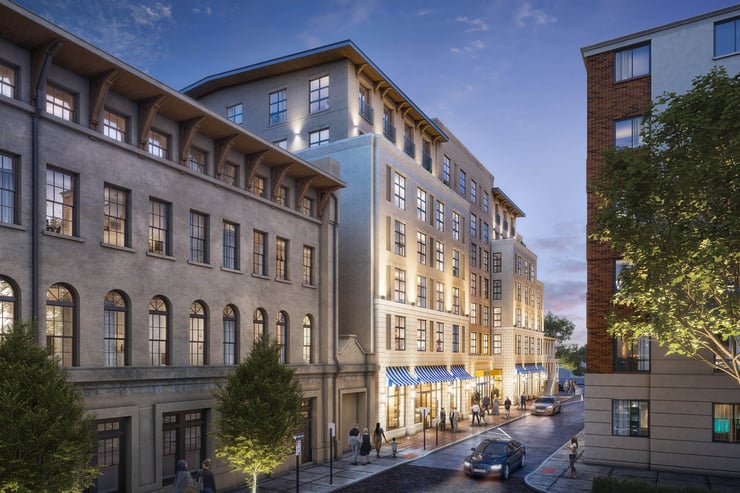 Case Study Tempo Hotel in Savannah: Hospitality Marketing With Photorealistic Renderings